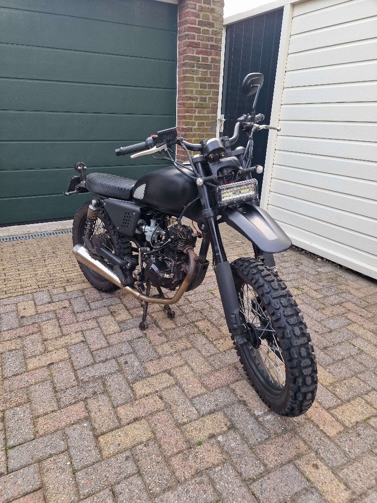 Hanway H50 Scrambler 85cc 2022 (blok pas 1 jaar oud), Ophalen, Maximaal 45 km/u, 49 cc, Zo goed als nieuw