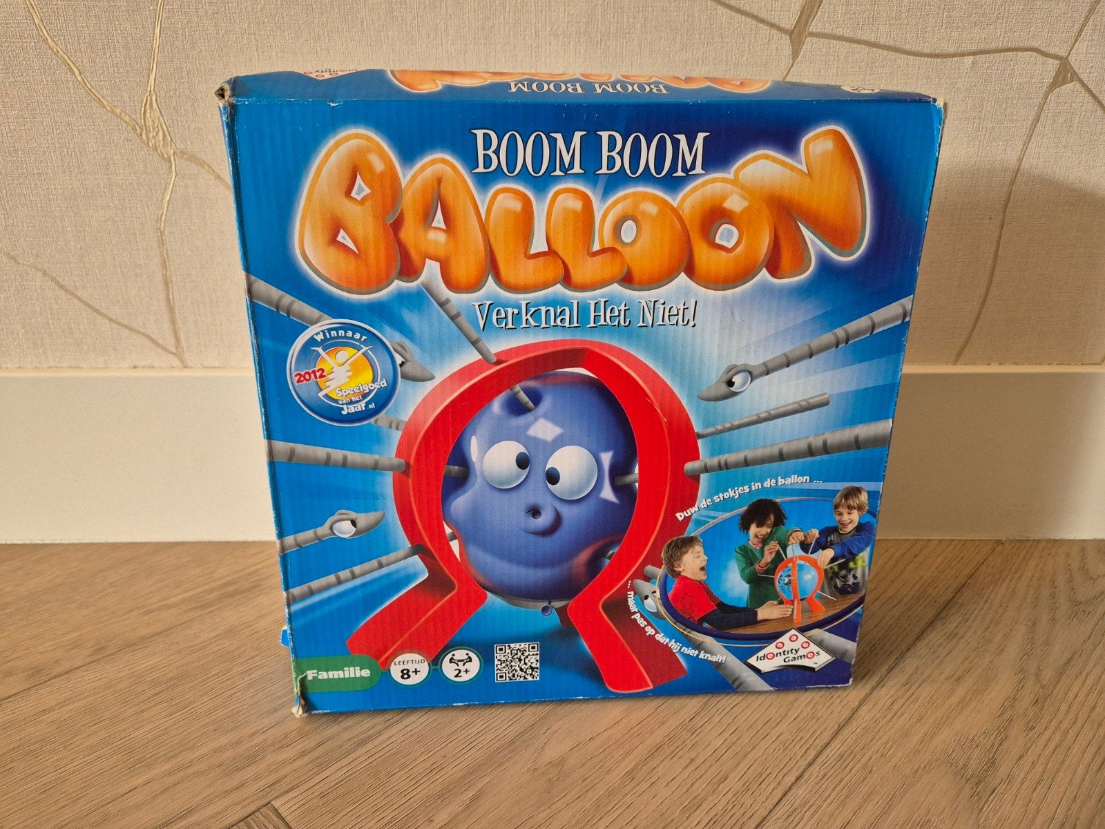 Boom Boom Balloon - Verknal Het Niet! Gezinsspel, Een of twee spelers, Ophalen of Verzenden, Gebruikt, Spin Master