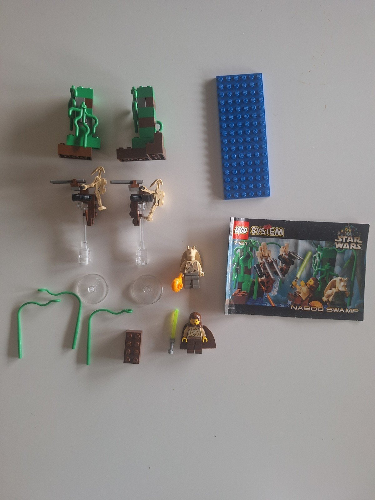 LEGO Star Wars 7121 Naboo Swamp met minifiguren, Star Wars, Verzenden, Lego, Zo goed als nieuw