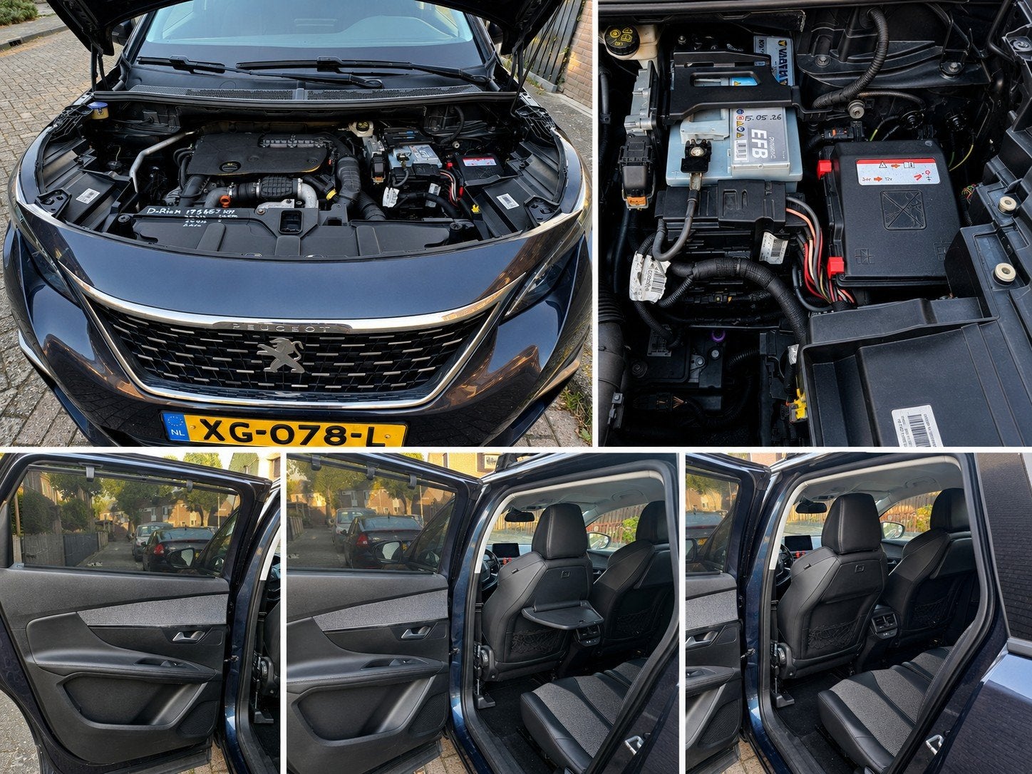 Peugeot 5008 1.6 Bluehdi 120pk S&S Eat6 2018 Blauw, Euro 6, 4 cilinders, Blauw, 7 stoelen