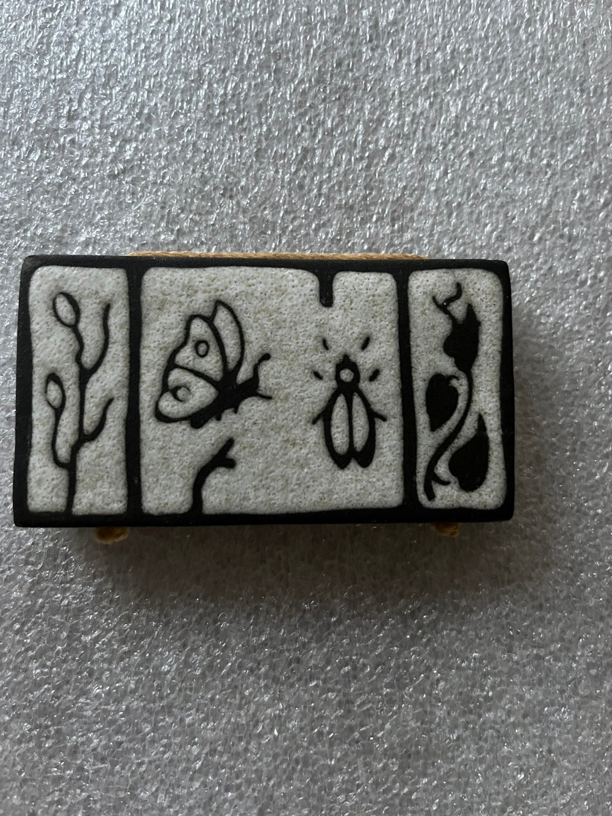 Keramiek tableautje van Kees van Moorsel, Ophalen of Verzenden