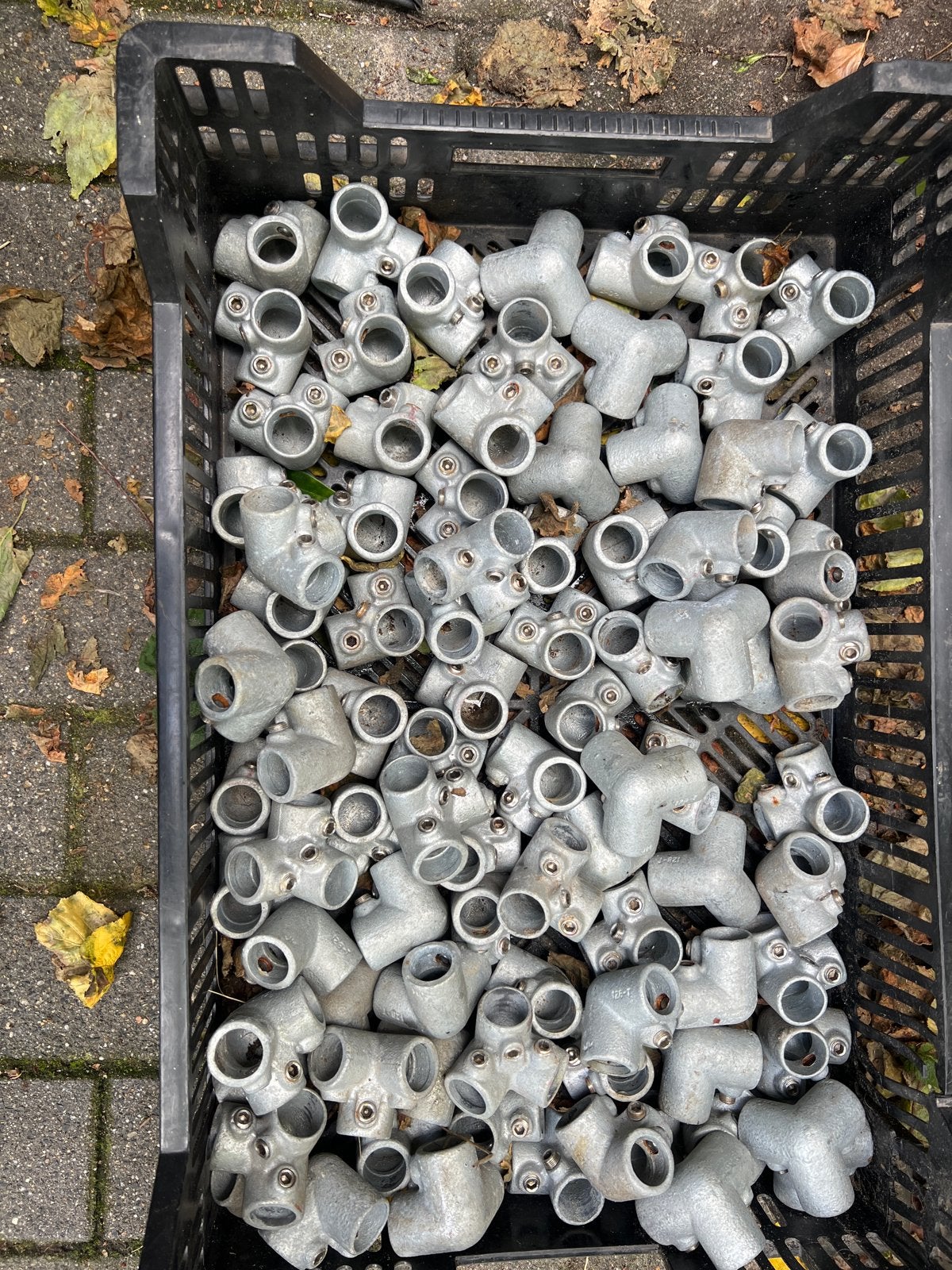 89 Buiskoppelingen voor 22mm buizen, Ophalen, Gebruikt