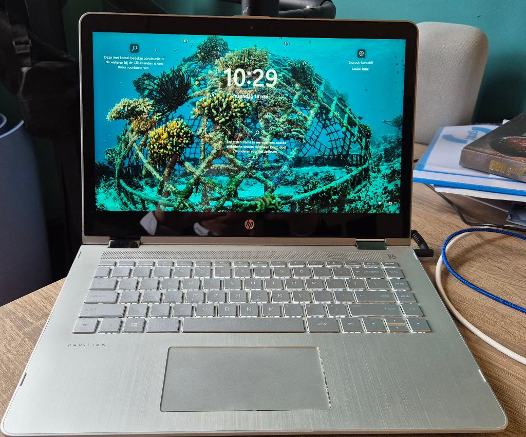 Nette HP Pavilion x360 14-ba191nd – Touchscreen, Ophalen, Hp, Gebruikt, 2 tot 3 Ghz