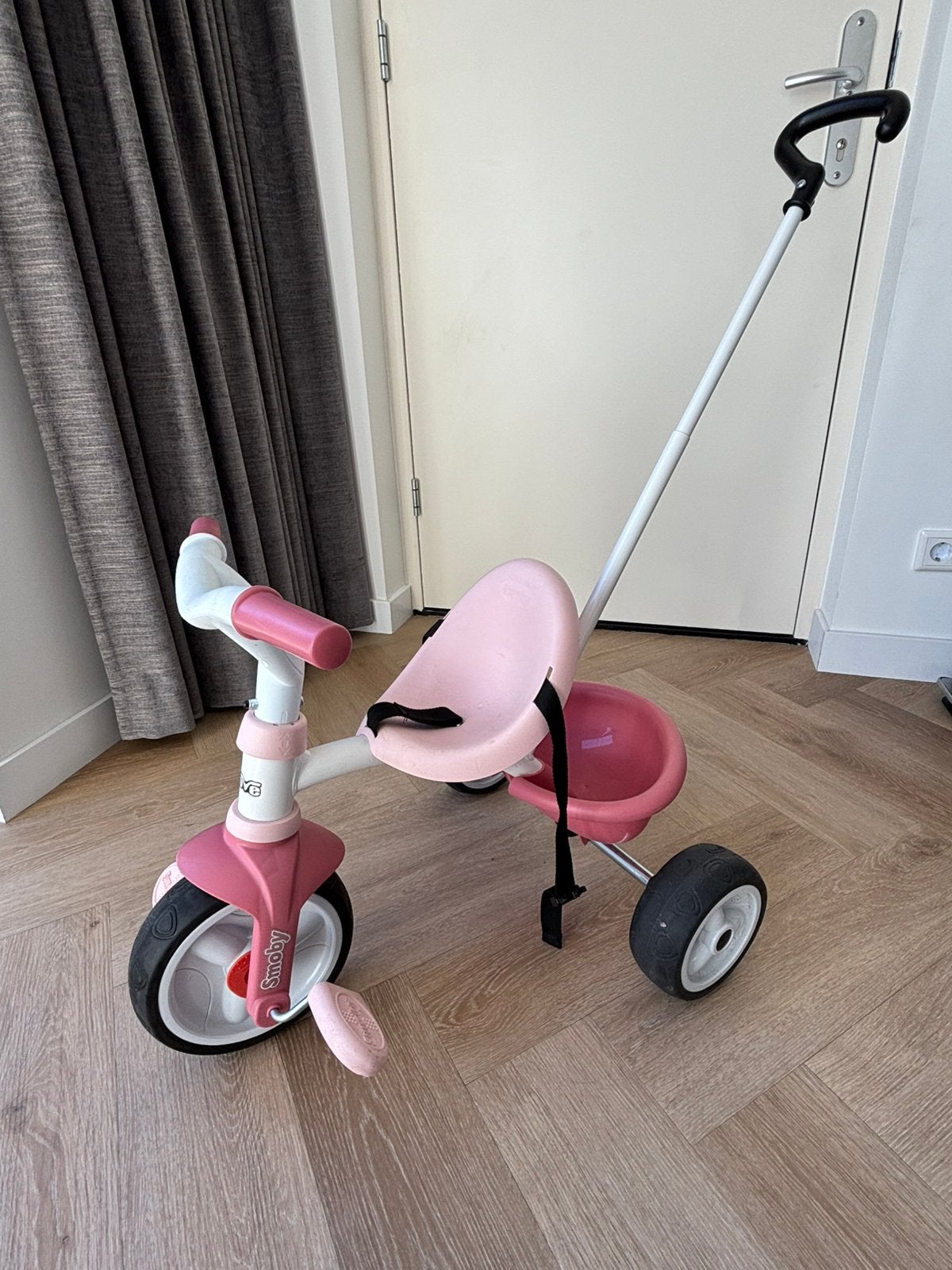 Smoby driewieler fiets roze, Fietsen en Brommers, Ophalen, Gebruikt