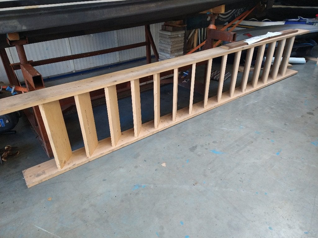 Trap houten Steektrap Zoldertrap 325cm - Of andere hoogte, Doe-het-zelf en Verbouw, Ladders en Trappen, Ophalen, 2 tot 4 meter