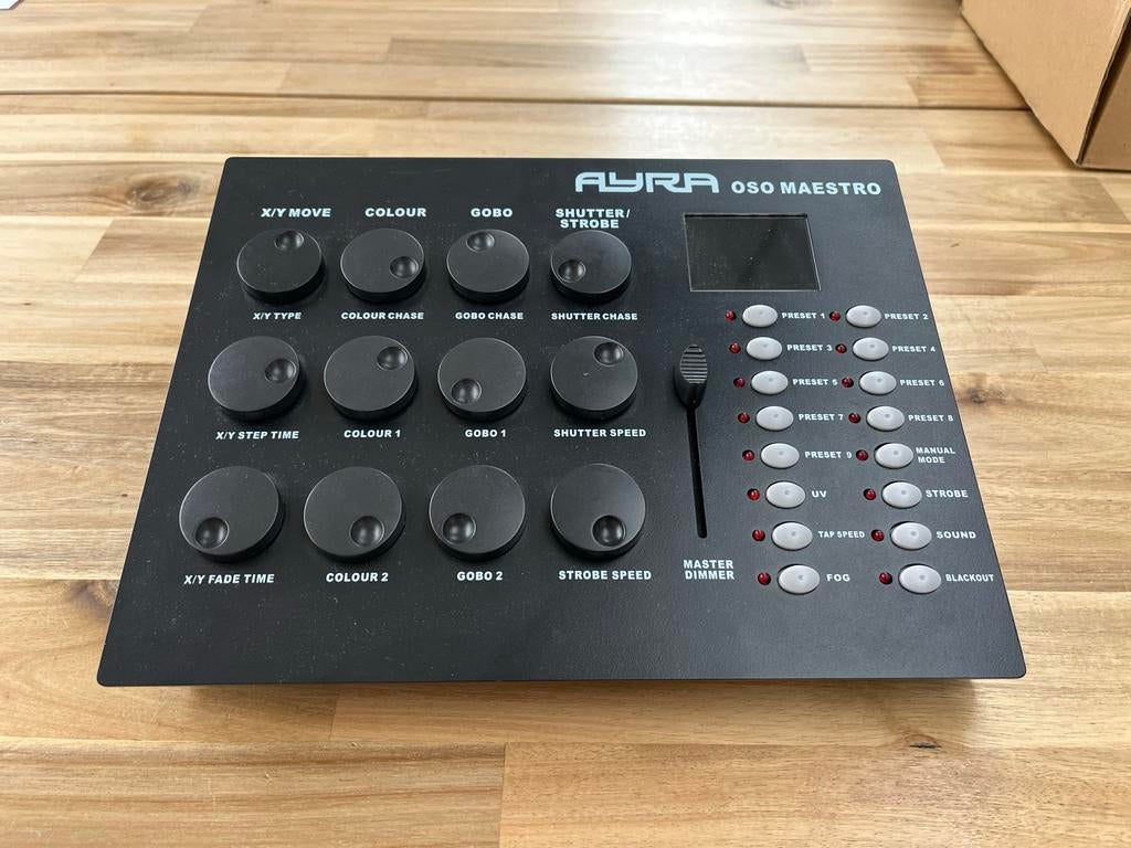 Ayra OSO Maestro DMX Controller - Zo goed als nieuw, Muziek en Instrumenten, Licht en Laser, Ophalen of Verzenden, Zo goed als nieuw