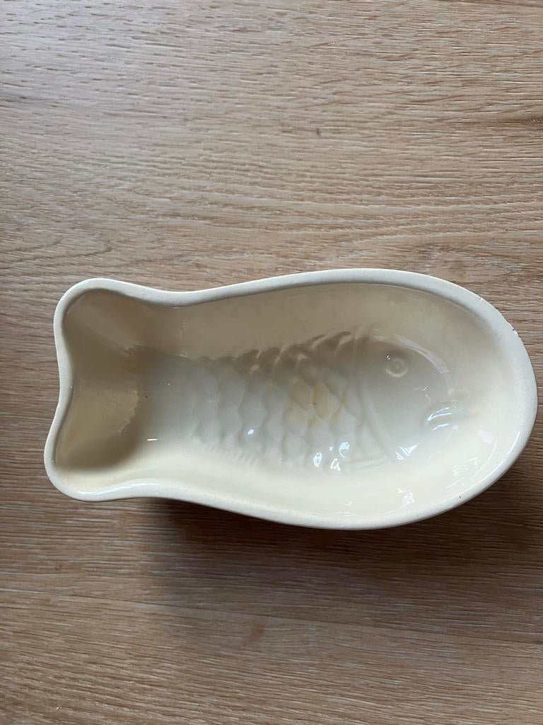 Vintage visvormige puddingvorm, Ophalen of Verzenden, Gebruikt