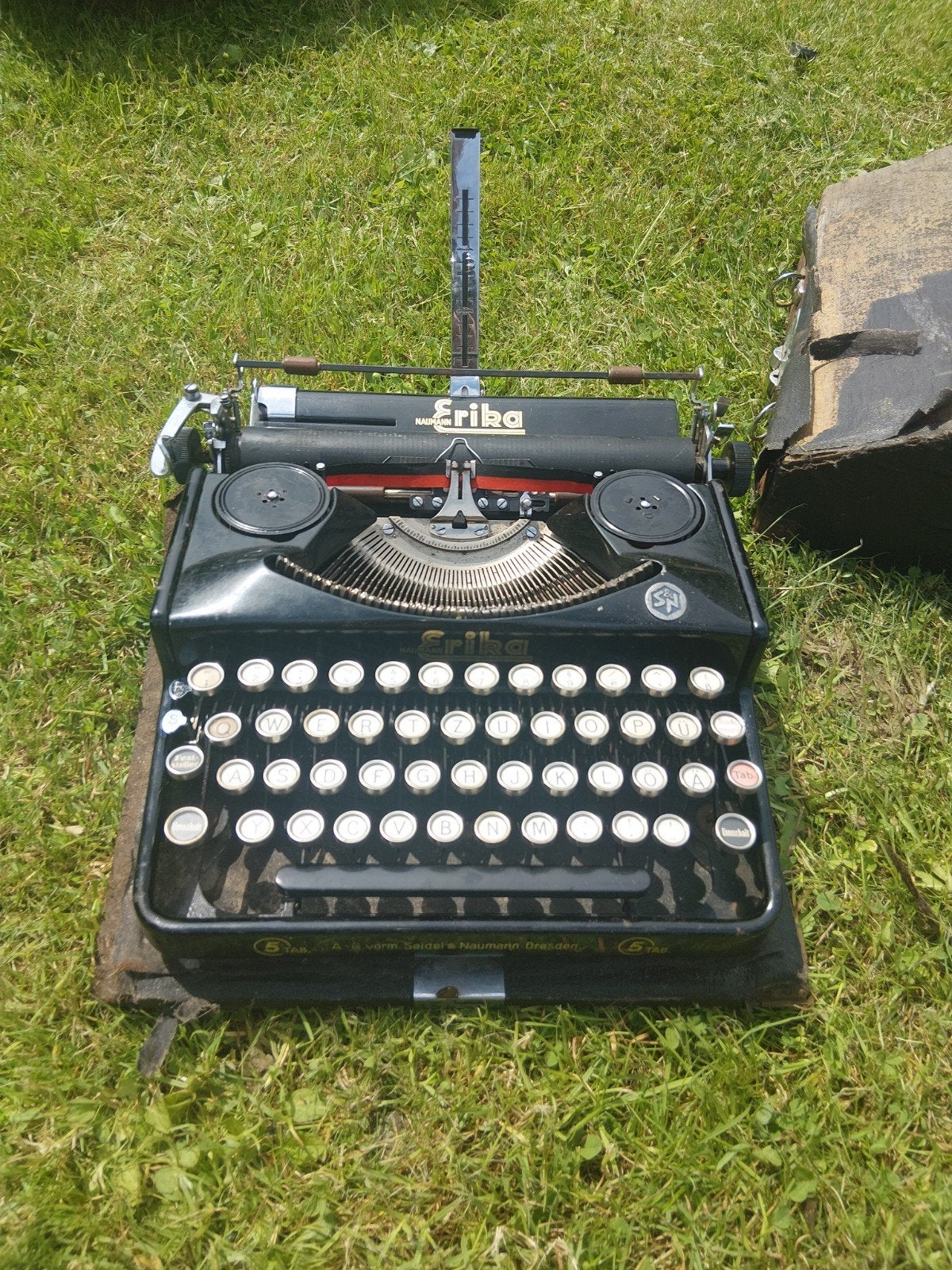 Vintage Erika 5 Typemachine (Seidel & Naumann), Diversen, Ophalen