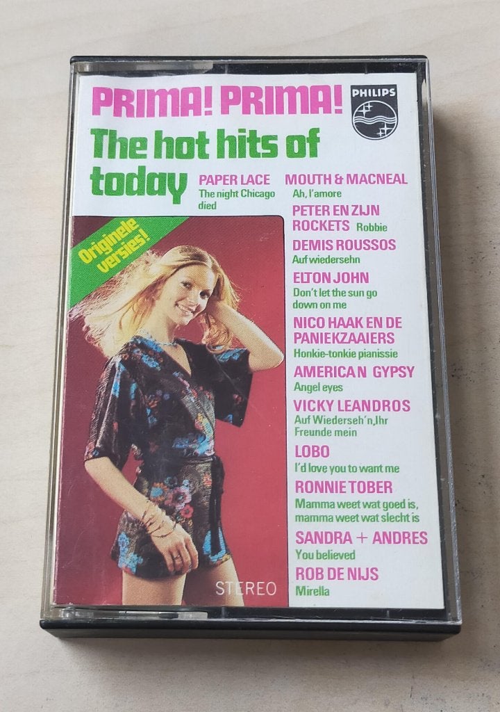Prima! Prima! The Hot Hits Of Today Cassette MC Rob de Nijs