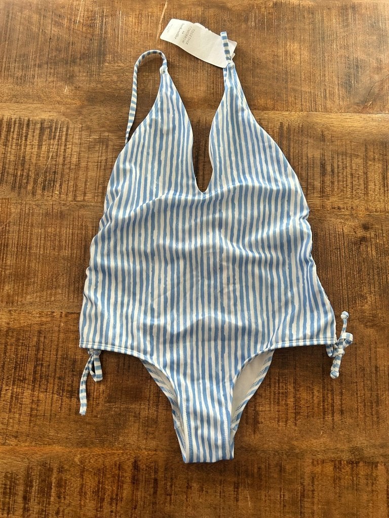 Hunkemöller Julia Badpak 36 - SALE OP=OP, Blauw, Nieuw, Badpak, Ophalen of Verzenden