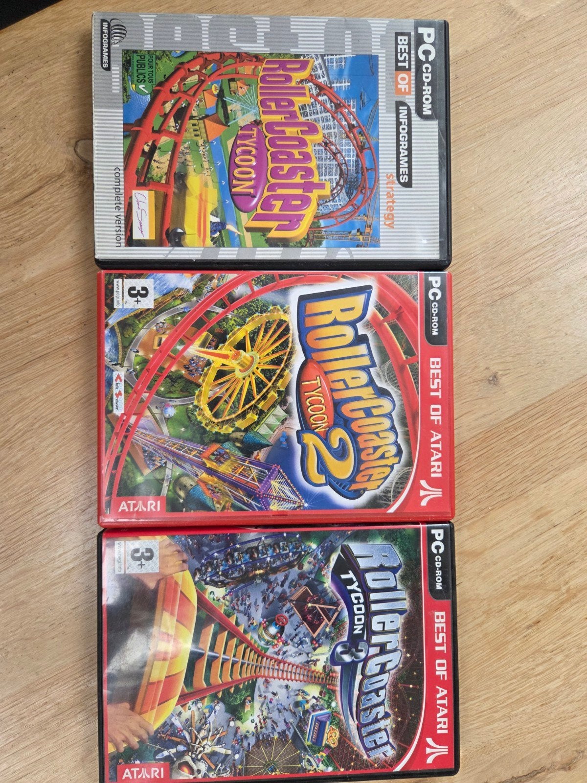 Rollercoaster tycoon pc cd rom, Ophalen, Gebruikt, Vanaf 3 jaar