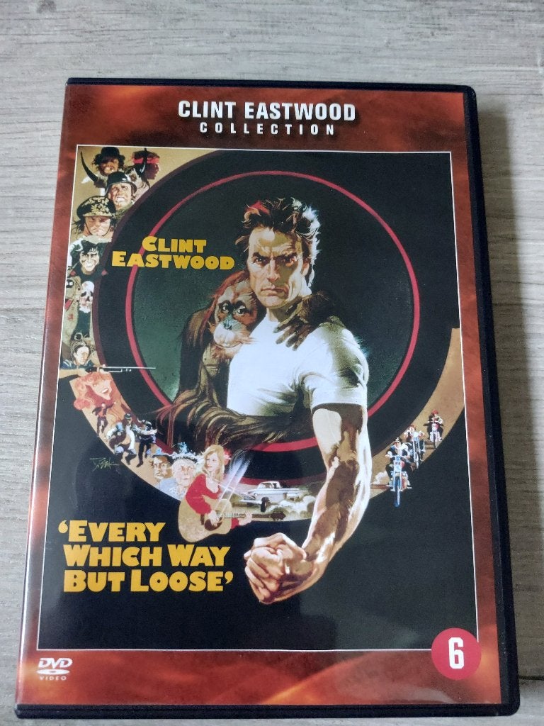 DVD Every Which Way but Loose (1978) Clint Eastwood, Ophalen, 1960 tot 1980, Nederlands, Actie en Avontuur