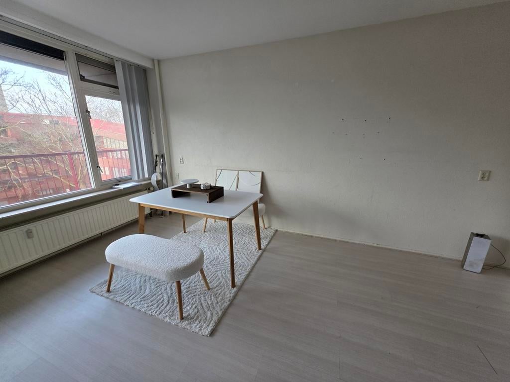 JYSK Eettafel JEGIND 80x130 wit/naturel, Gebruikt, 100 tot 150 cm, Overige houtsoorten, Vier personen