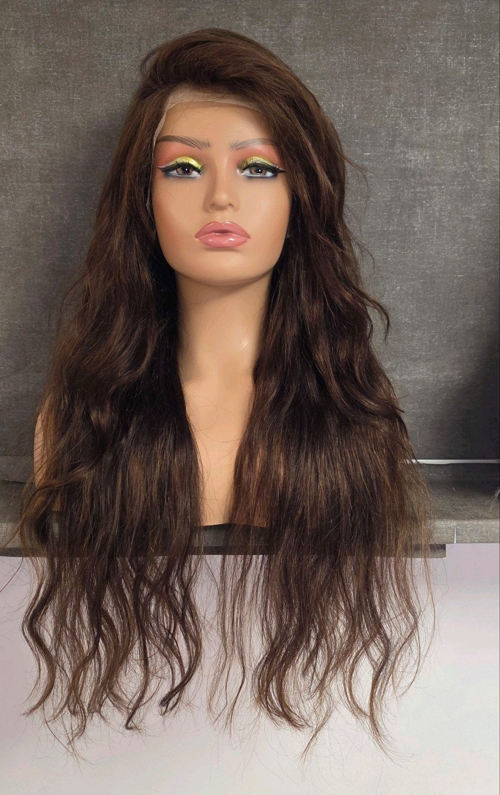 lace wig echt haar, Ophalen of Verzenden, Nieuw, Pruik of Haarverlenging