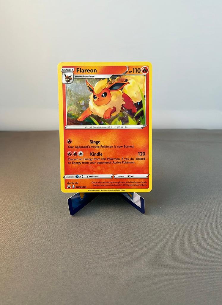 Flareon (SWSH 041) SWSH Black Star Promos, Ophalen of Verzenden, Zo goed als nieuw, Losse kaart