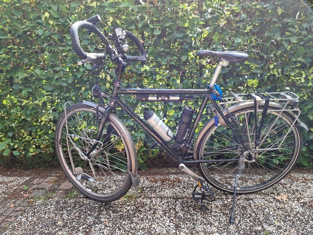 fiets, Fietsen en Brommers, Fietsen | Heren | Sportfietsen en Toerfietsen, Ophalen, 28 inch, Gebruikt, Velgrem