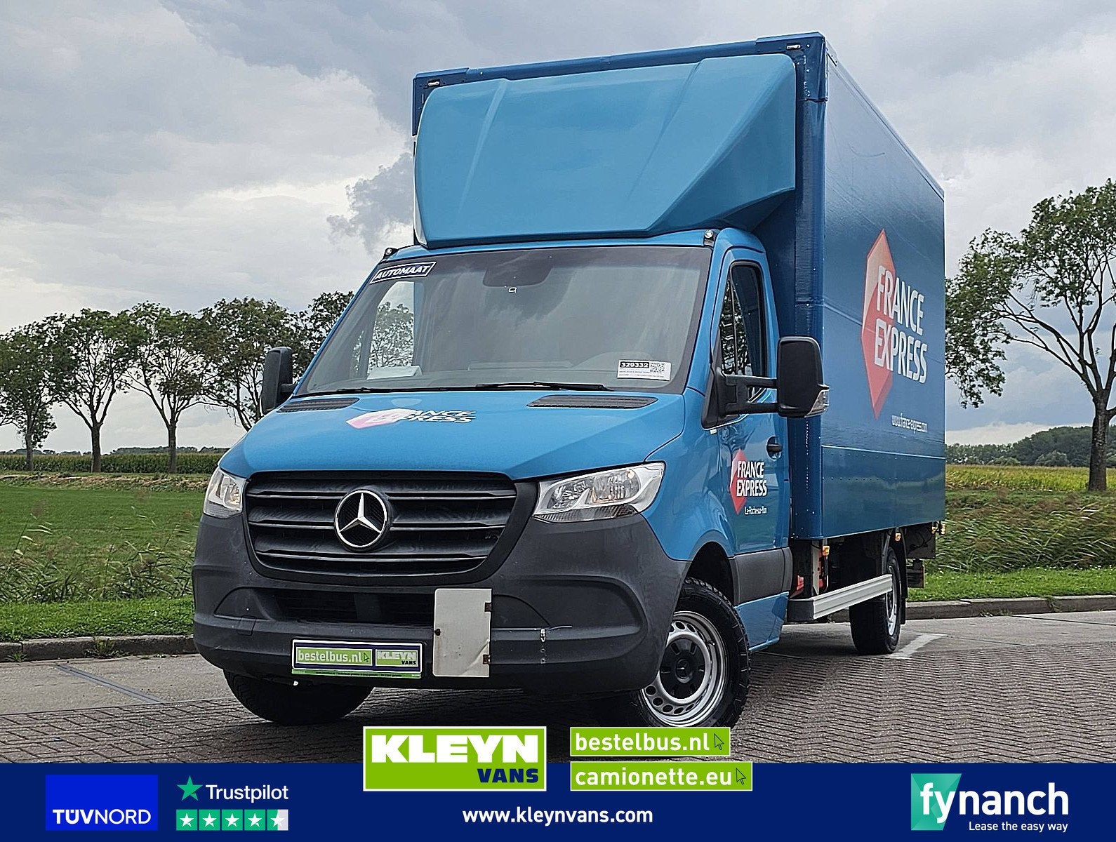 MERCEDES-BENZ SPRINTER 316 cdi 43 aut. laadklep, Automaat, Gebruikt, Euro 6, Blauw