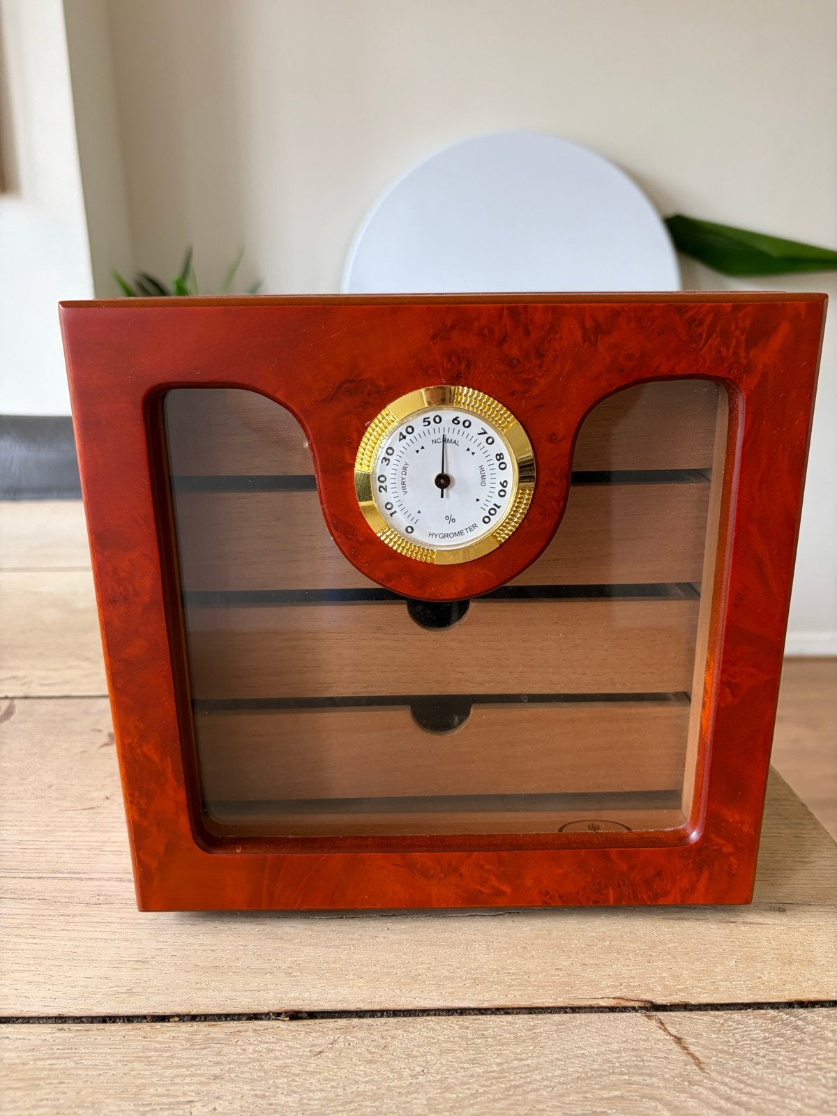 Sikarlan Sigaren Humidor met Hygrometer en Lades, Ophalen of Verzenden, Nieuw, Overige typen