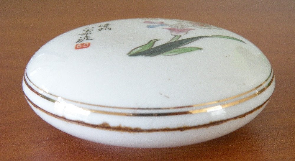 Chinees zegelstempel doosje, zhūshā of yìnní. Antiek., Ophalen of Verzenden