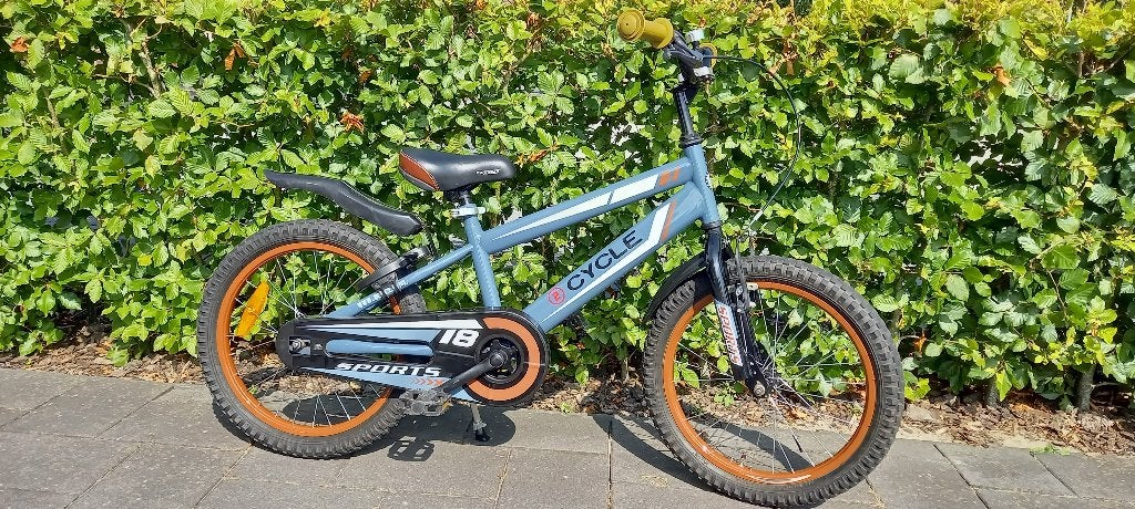 2 Cycle Jongens Fiets 18 inch incl. slot, Fietsen en Brommers, Fietsen | Kinderfietsjes, Terugtraprem, 16 tot 20 inch, Zo goed als nieuw