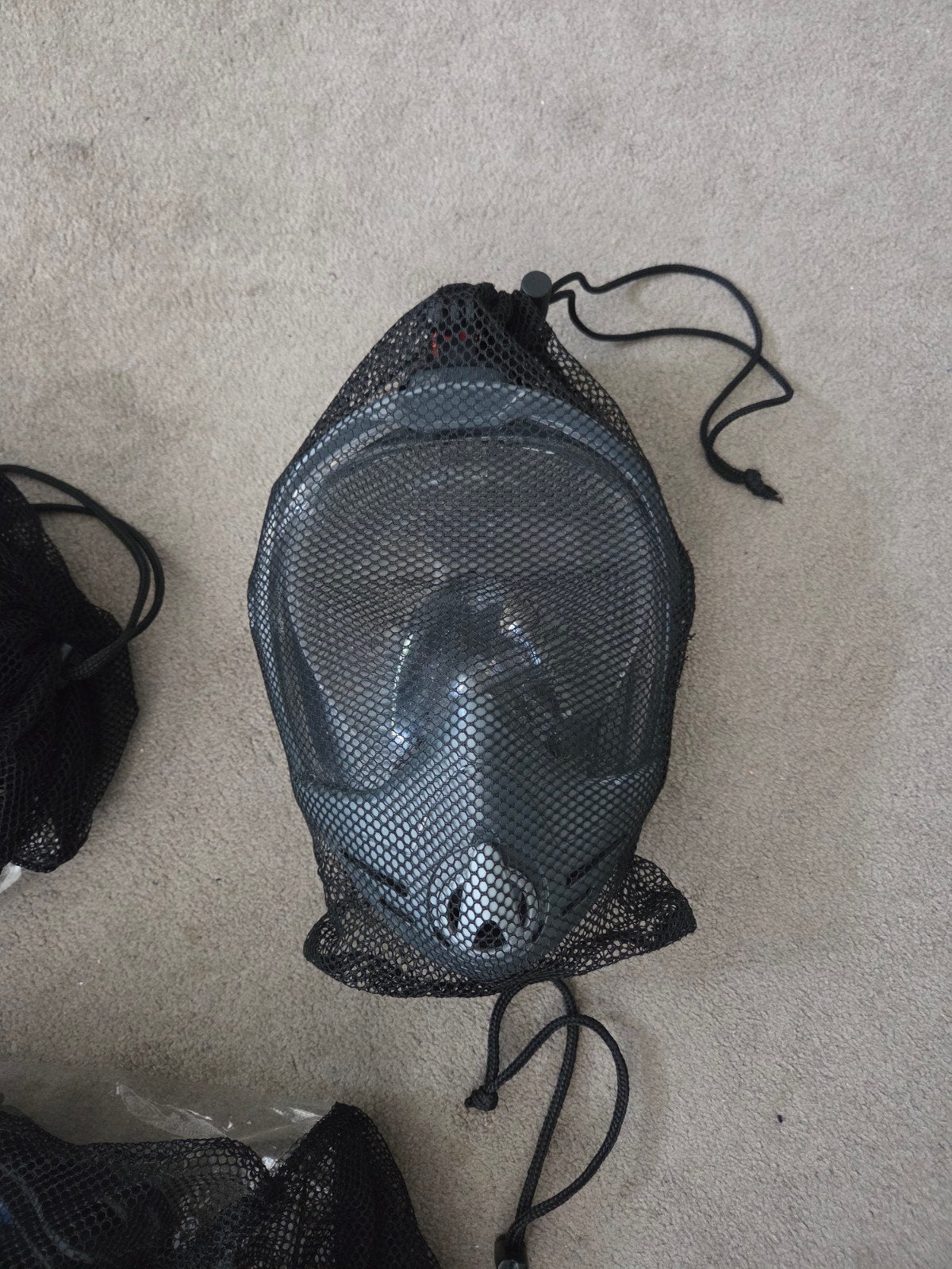 Volgelaat snorkelmasker maat M/L, Watersport en Boten, Duiken, Ophalen, Gebruikt, Trimvest of Wing