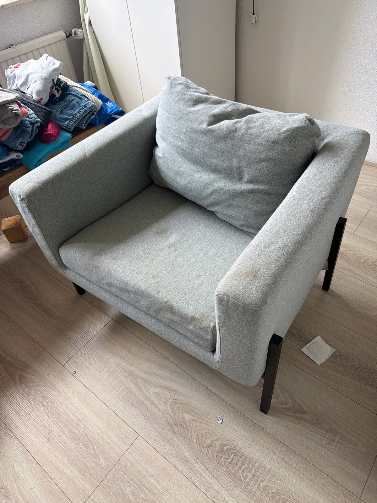 Ikea eenpersoons bank, Huis en Inrichting, Fauteuils, Ophalen, Gebruikt, Minder dan 75 cm, 75 tot 100 cm
