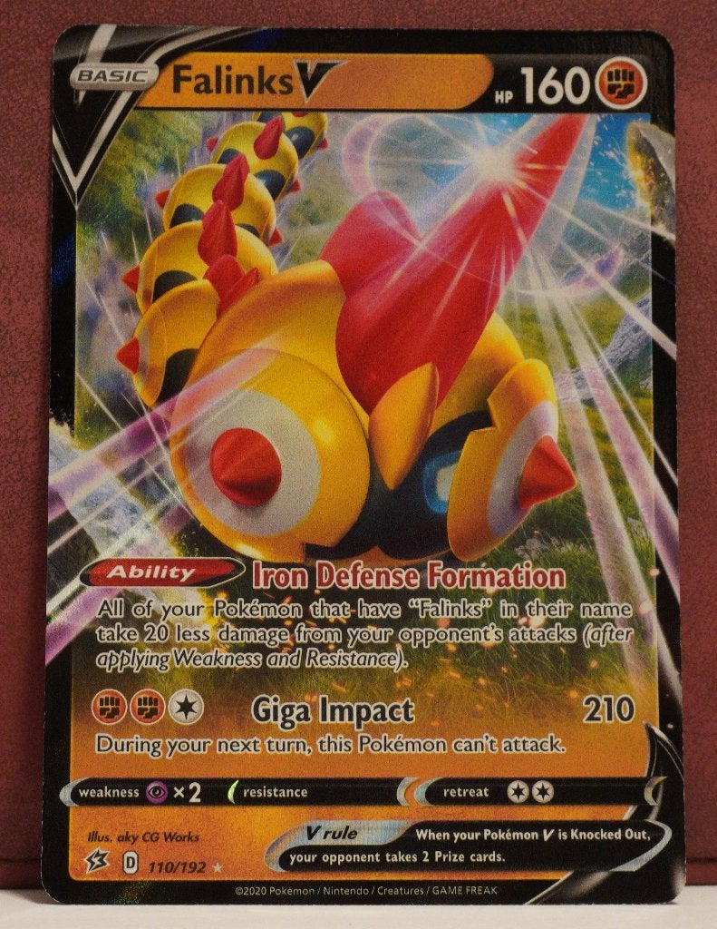 Fallinks V 110-192 Rebel Clash Pokèmon Kaart, Verzenden, Nieuw, Losse kaart