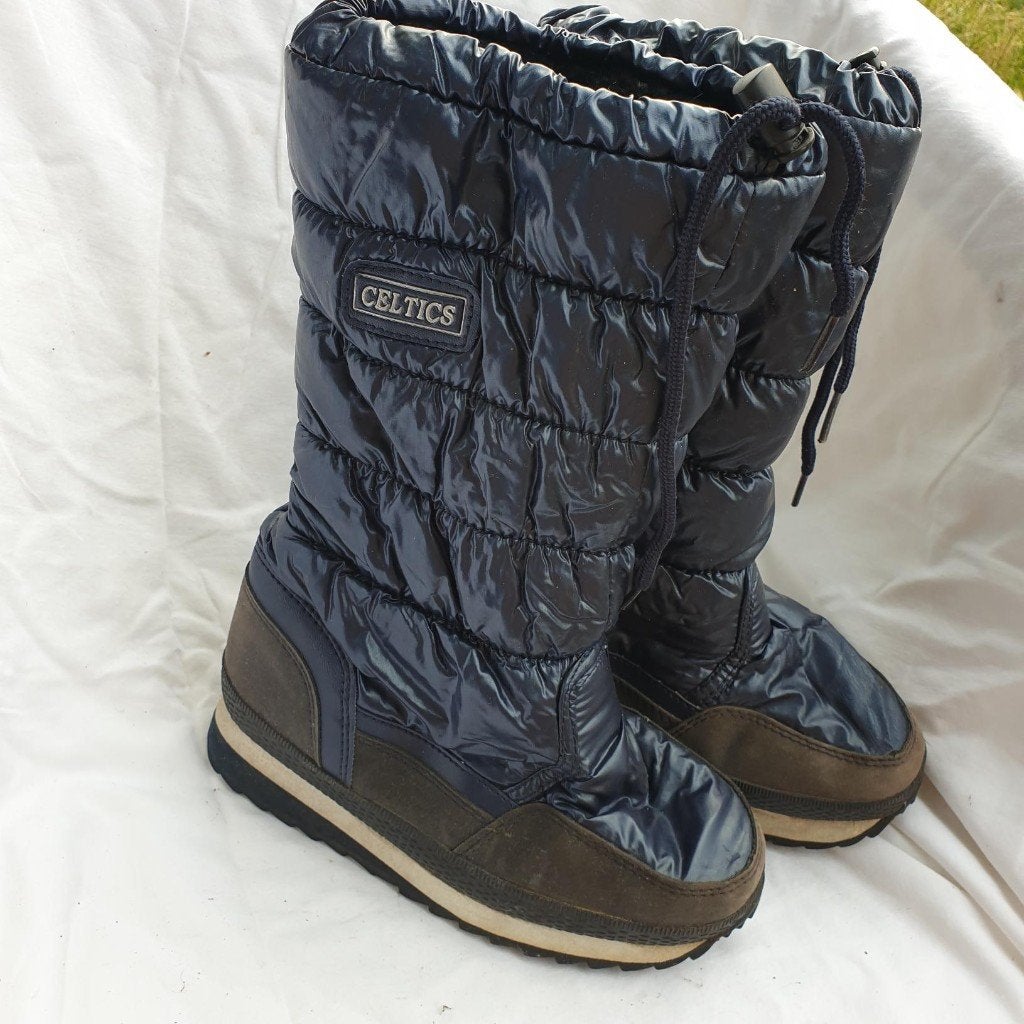 Stoere blauwe snowboots. Mt 34. Merk Celtics, Meisje, ., Ophalen of Verzenden, .