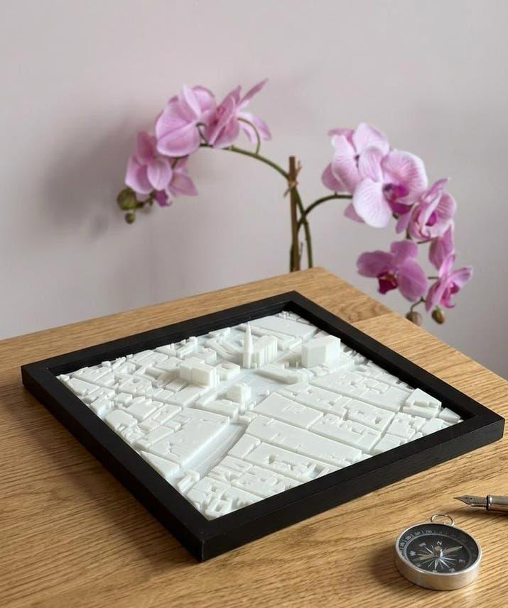AANBIEDING: 3D Fotolijst Grote Markt Groningen - Gratis verz, Ophalen of Verzenden, Nieuw, Overige typen
