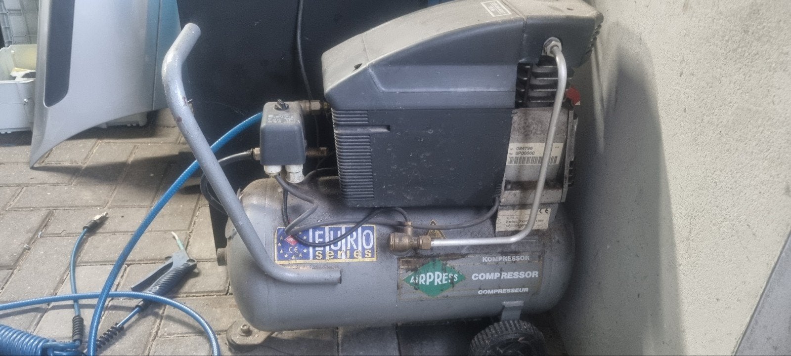 compressor, Gebruikt, 6 tot 10 bar, Ophalen of Verzenden, 25 tot 100 liter