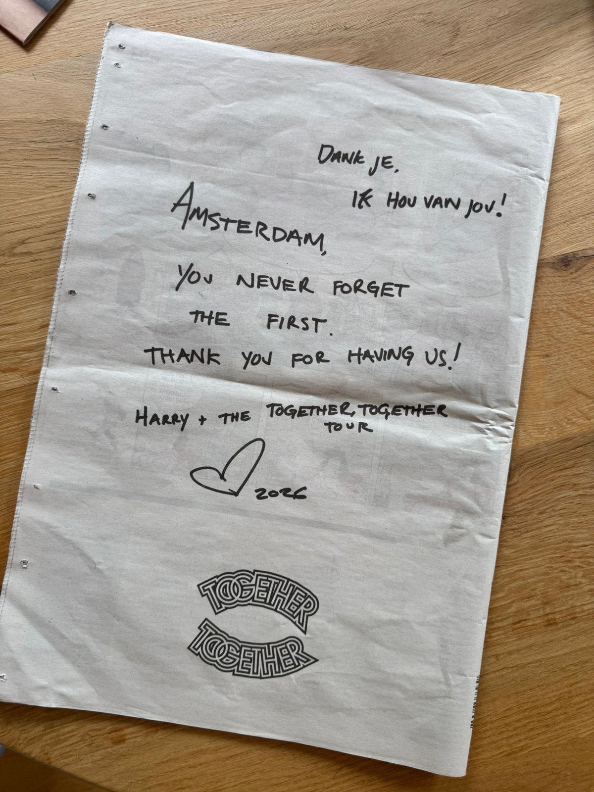 Harry Styles Parool nieuw, Ophalen of Verzenden, Nieuw