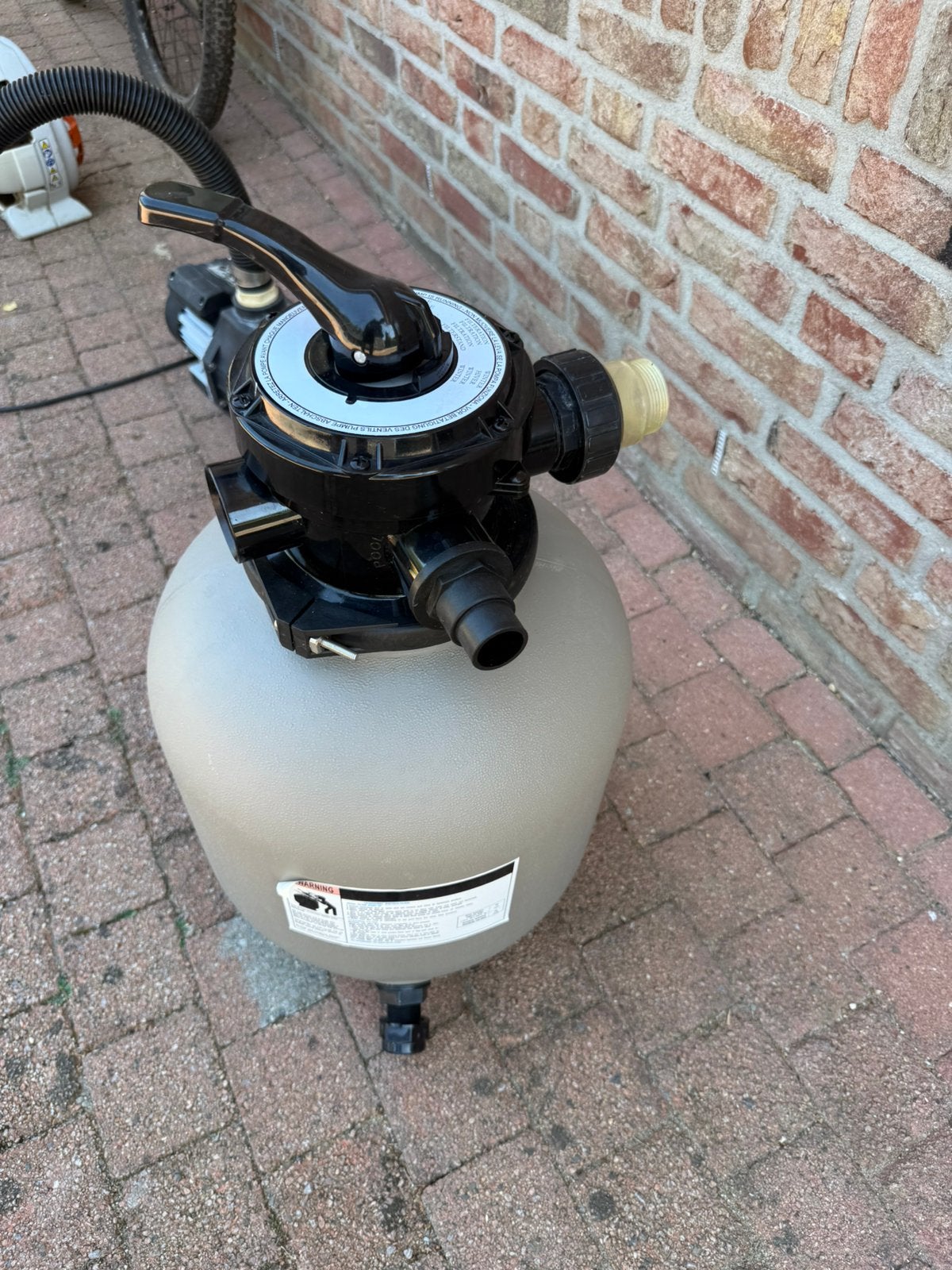 Zandfilter met 9,6 m3 pomp van Scott geschikt voor Zwembad, Ophalen, Zo goed als nieuw