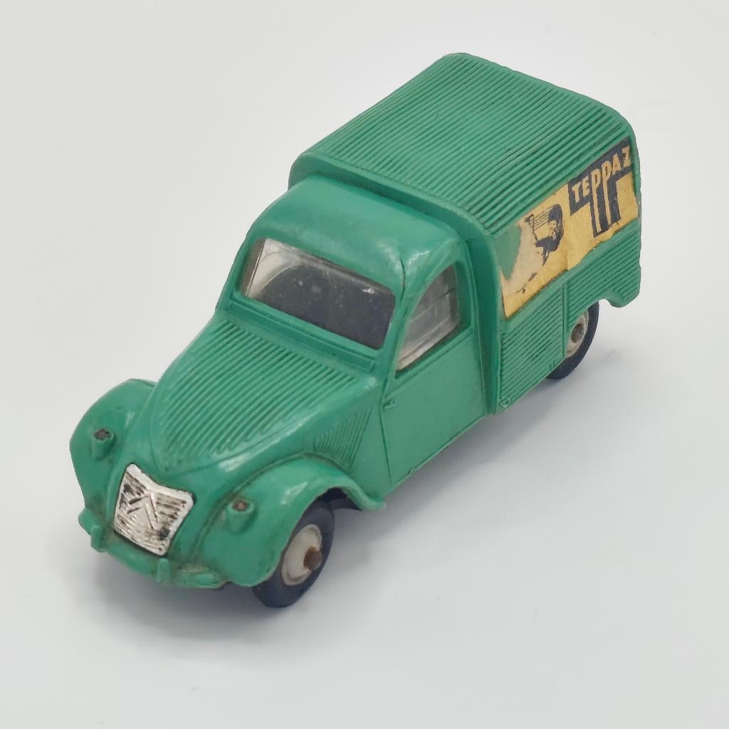 Besteleend Citroën 2CV Donkergroen Norev No16, Hobby en Vrije tijd, Modelauto's | 1:43, Ophalen of Verzenden, Gebruikt, Auto, Norev