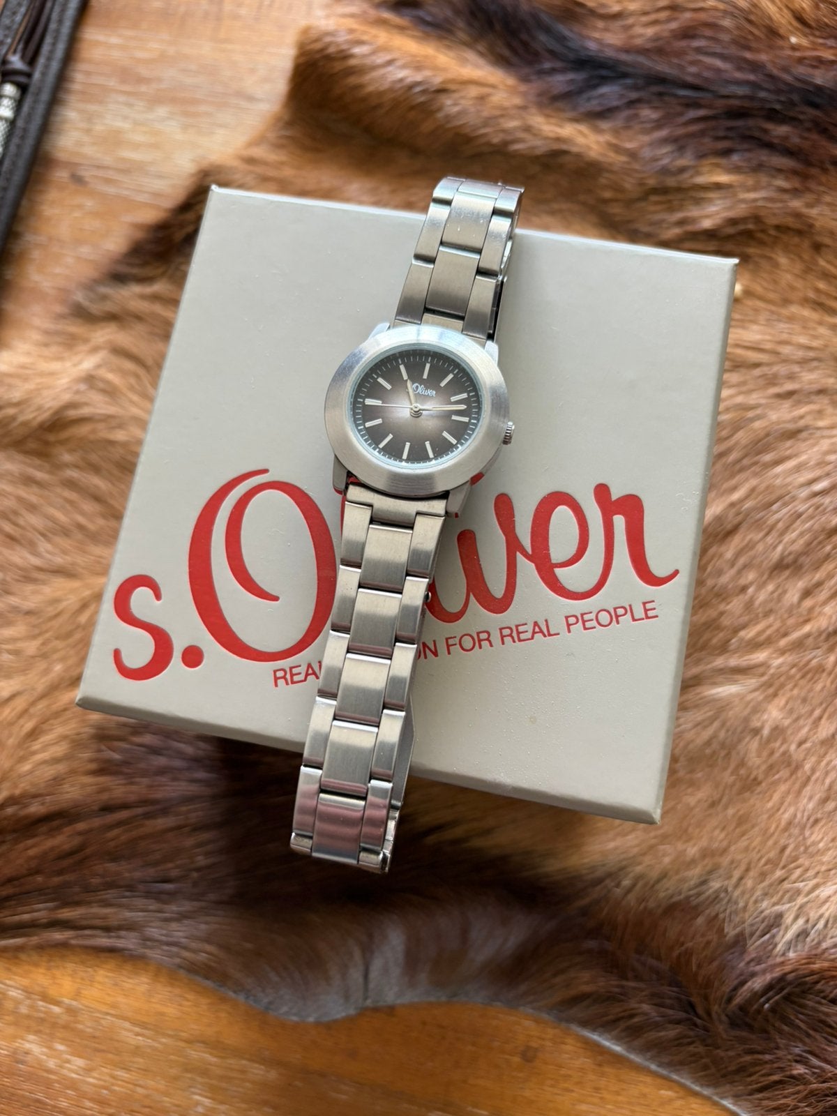 S.Oliver horloge, Ophalen, Zo goed als nieuw, Staal, Overige merken