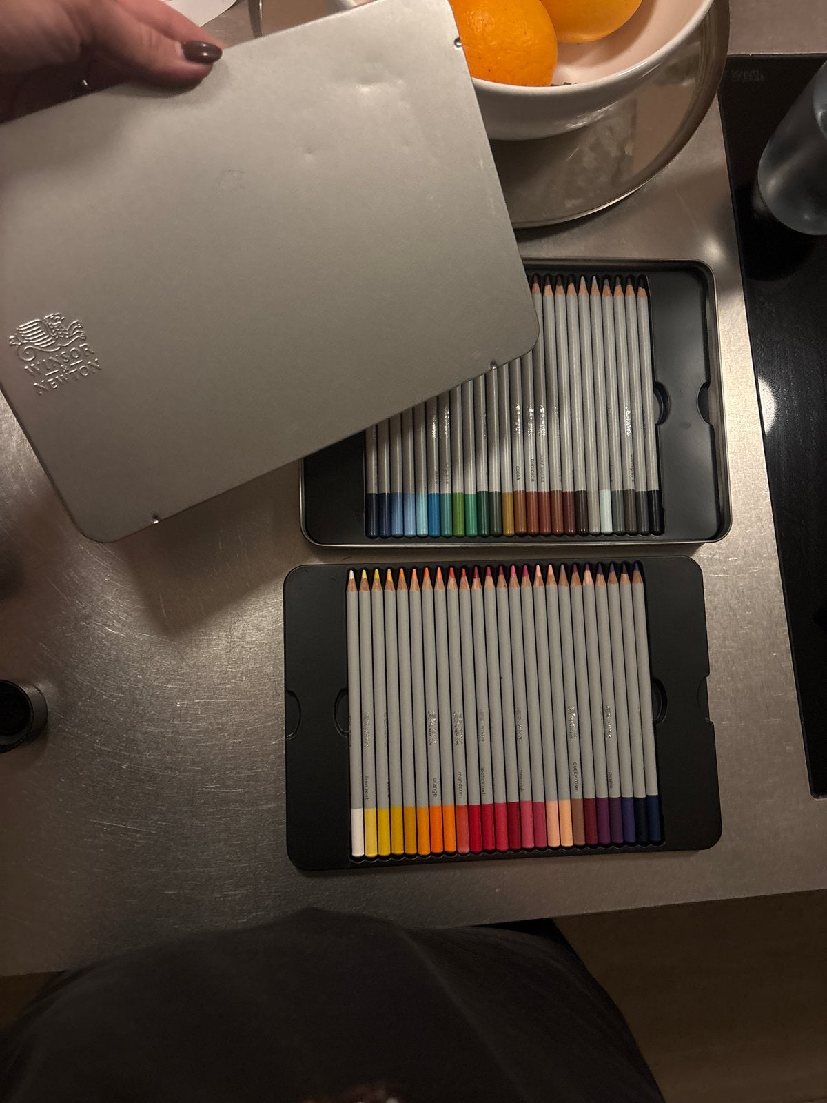 Winsor & Newton Studio Collection Kleurpotloden Set, Ophalen of Verzenden, Zo goed als nieuw, Potlood of Stift