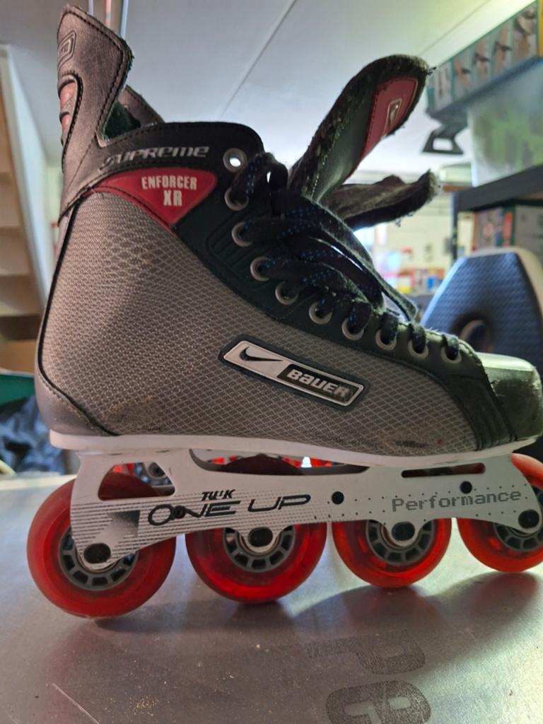 Bauer Supreme Enforcer XR inline skates - Maat 42, Sport en Fitness, Ophalen of Verzenden, Gebruikt, IJshockeyschaatsen, Bauer