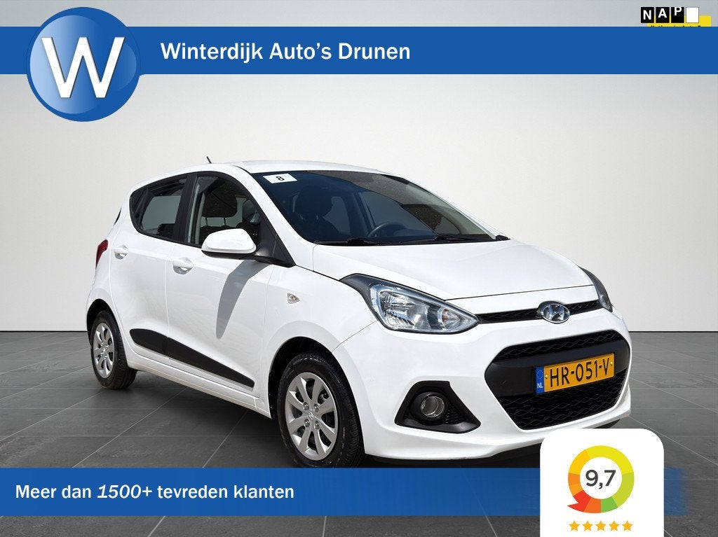 Hyundai I10 1.0i i-Motion Airco|Cruise|Achteruitrijcamera, Auto's, Voorwielaandrijving, Start-stop-systeem, Gebruikt, Origineel Nederlands