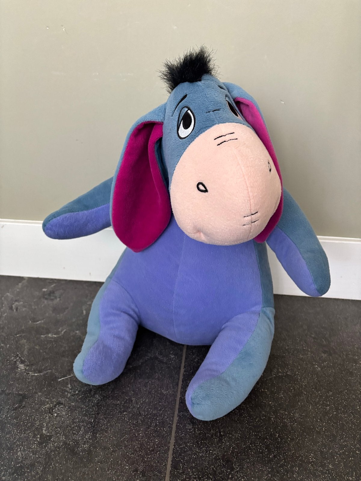 Originele Eeyore knuffel - 50cm hoog, Disney, Overige typen, Blauw, Ophalen of Verzenden