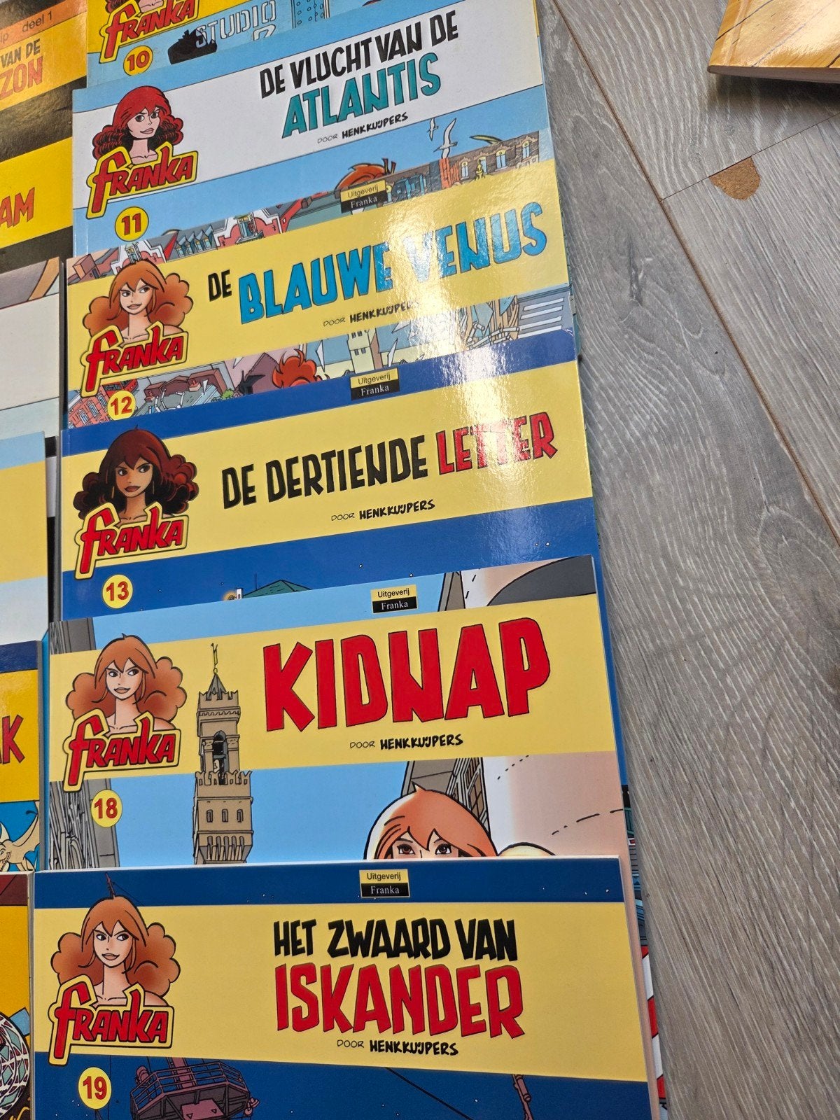 Franka - 12x stripboeken, Meerdere stripboeken, Ophalen of Verzenden, Gelezen