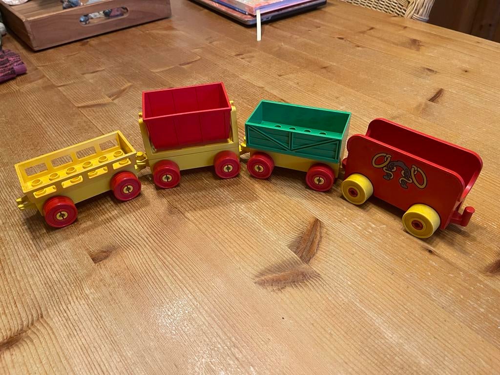Duplo Treinwagonnetjes, Ophalen of Verzenden, Gebruikt, Losse stenen, Duplo
