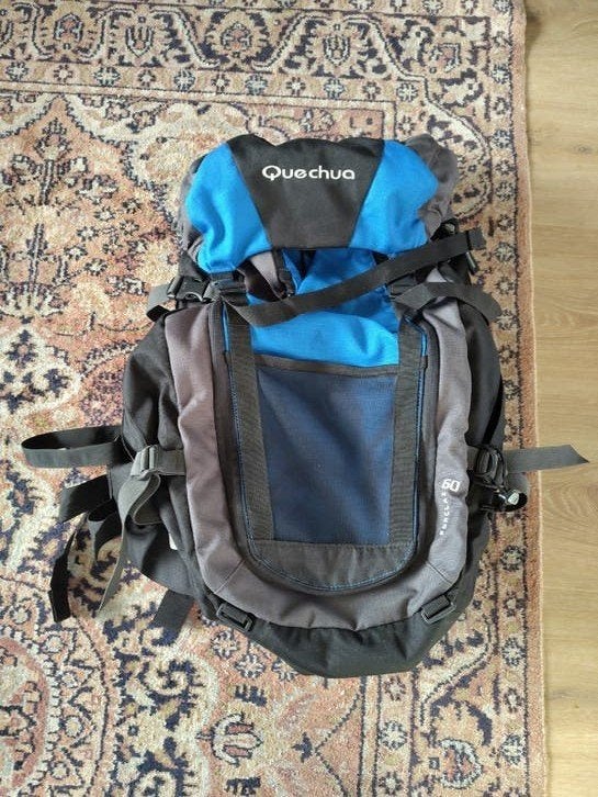 Quechua Forclaz 60 backpack, Ophalen of Verzenden, 30 cm of meer
