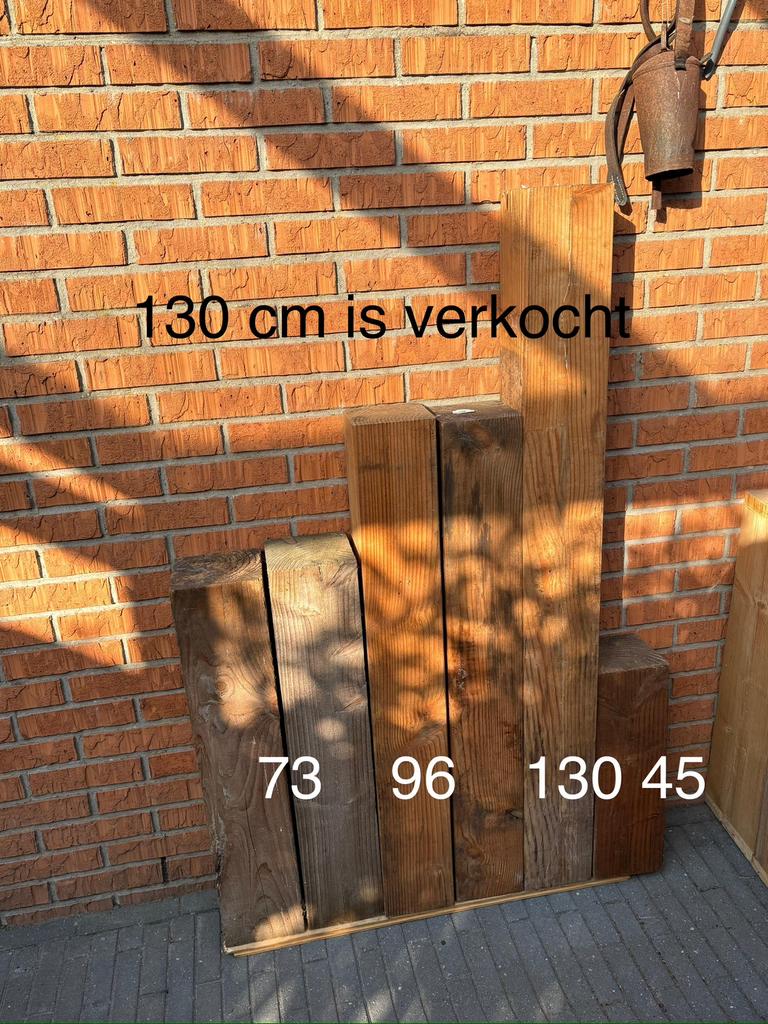 Douglas palen, Tuin en Terras, Palen, Balken en Planken, Ophalen, Gebruikt, Minder dan 180 cm, Palen
