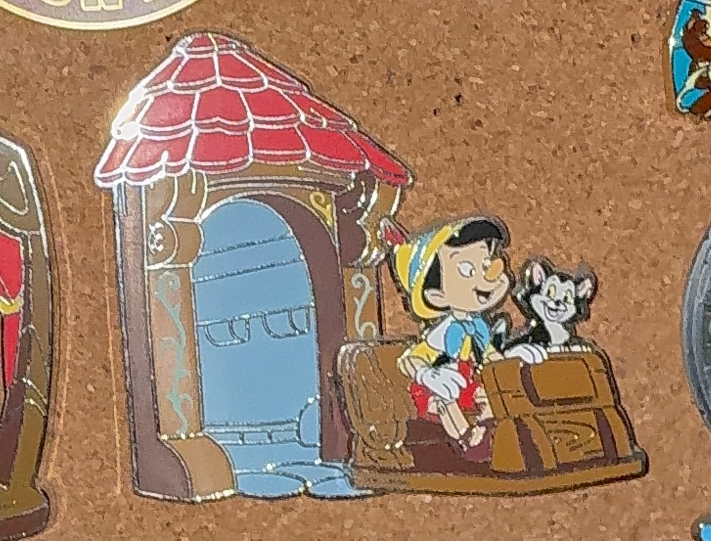 Disneyland Parijs Pinocchio & Figaro pin, Verzamelen, Ophalen of Verzenden, Peter Pan of Pinokkio, Zo goed als nieuw, Overige typen