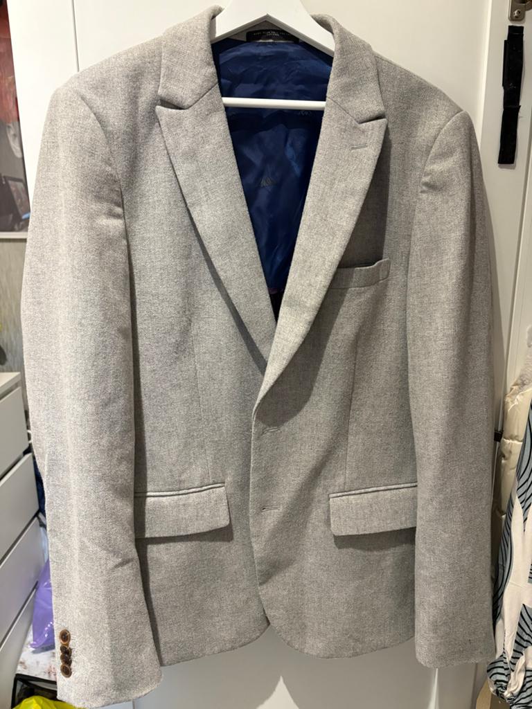 Stijlvol Scotch & Soda Colbert Maat L - Grijs, Ophalen of Verzenden, Zo goed als nieuw, Maat 52/54 (L), Grijs
