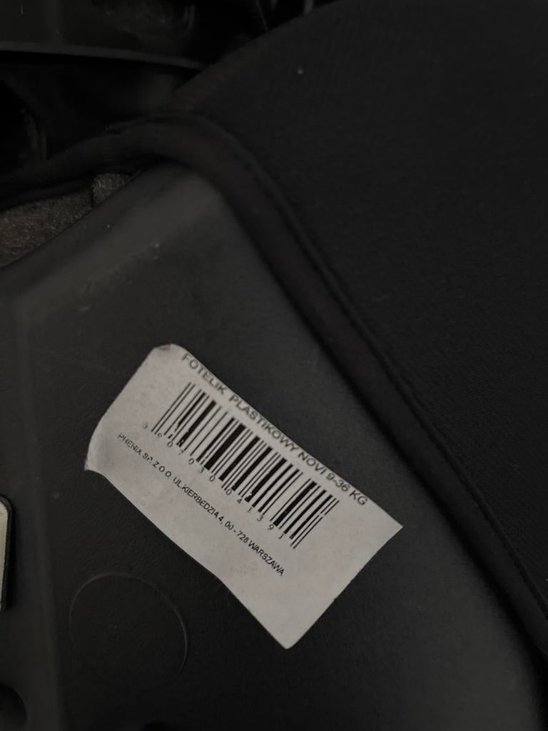 Zwart autostoeltje 9-36 kg - Zo goed als nieuw, Autogordel, Zijbescherming, Zo goed als nieuw, 9 t/m 36 kg