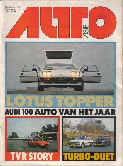 Autovisie 26 1982 : Renault 5 Alpine Turbo - Audi 80 Quattro, Ophalen of Verzenden, Gelezen, Algemeen