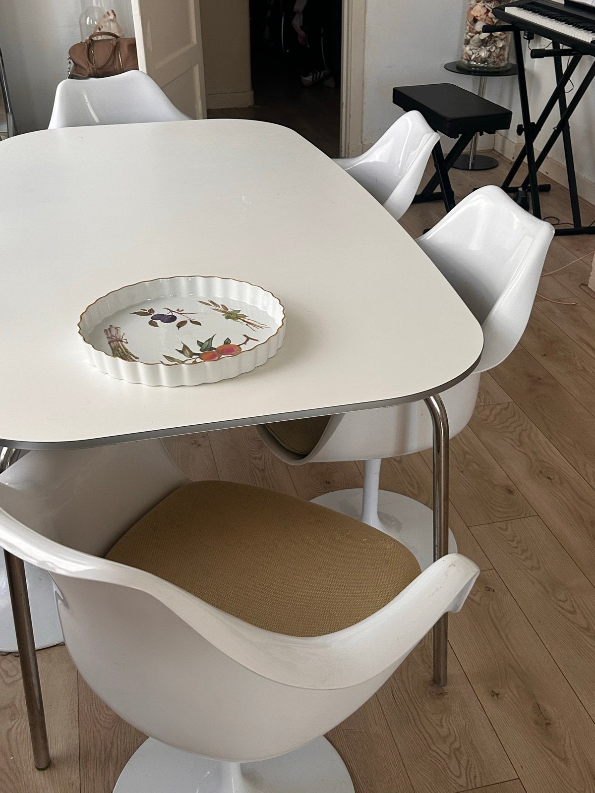 Retro Jaren '180x 90, Huis en Inrichting, Tafels | Eettafels, Ophalen, Gebruikt, 50 tot 100 cm, Vier personen