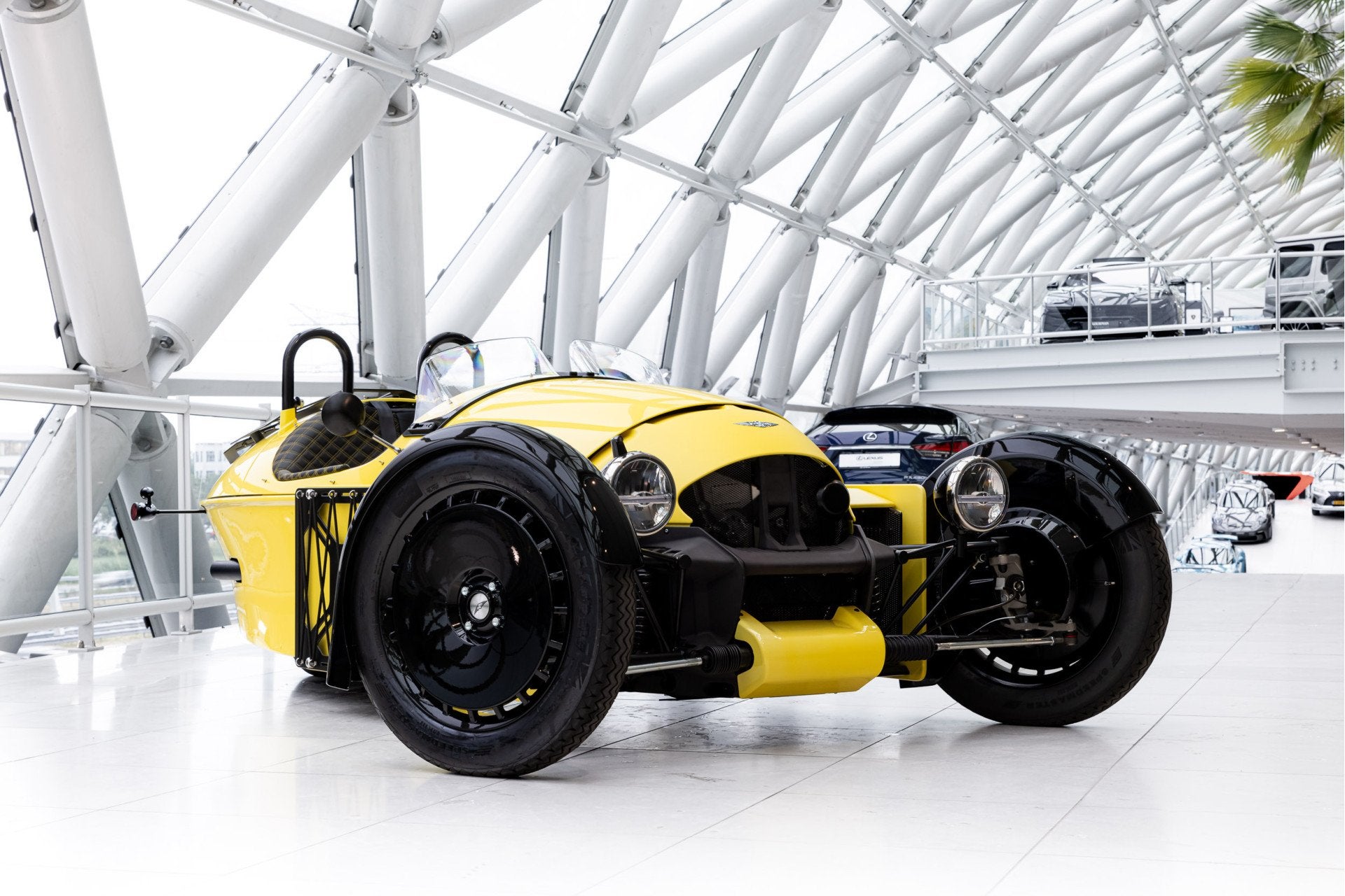 Morgan Super 3 | Luggage racks | Graphite inner body | Heate, Auto's, Euro 5, 1497 cc, Zwart, Cabriolet