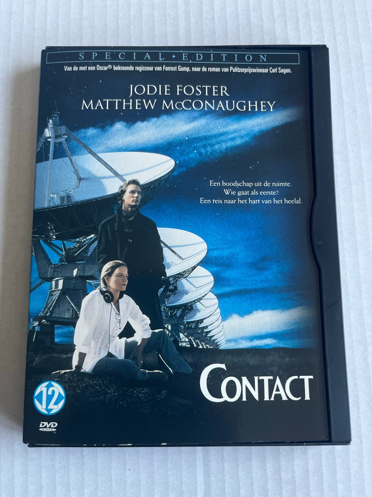 Contact - Speciale Editie DVD met Jodie Foster, Cd's en Dvd's, Dvd's | Science Fiction en Fantasy, Nederlands, Ophalen of Verzenden