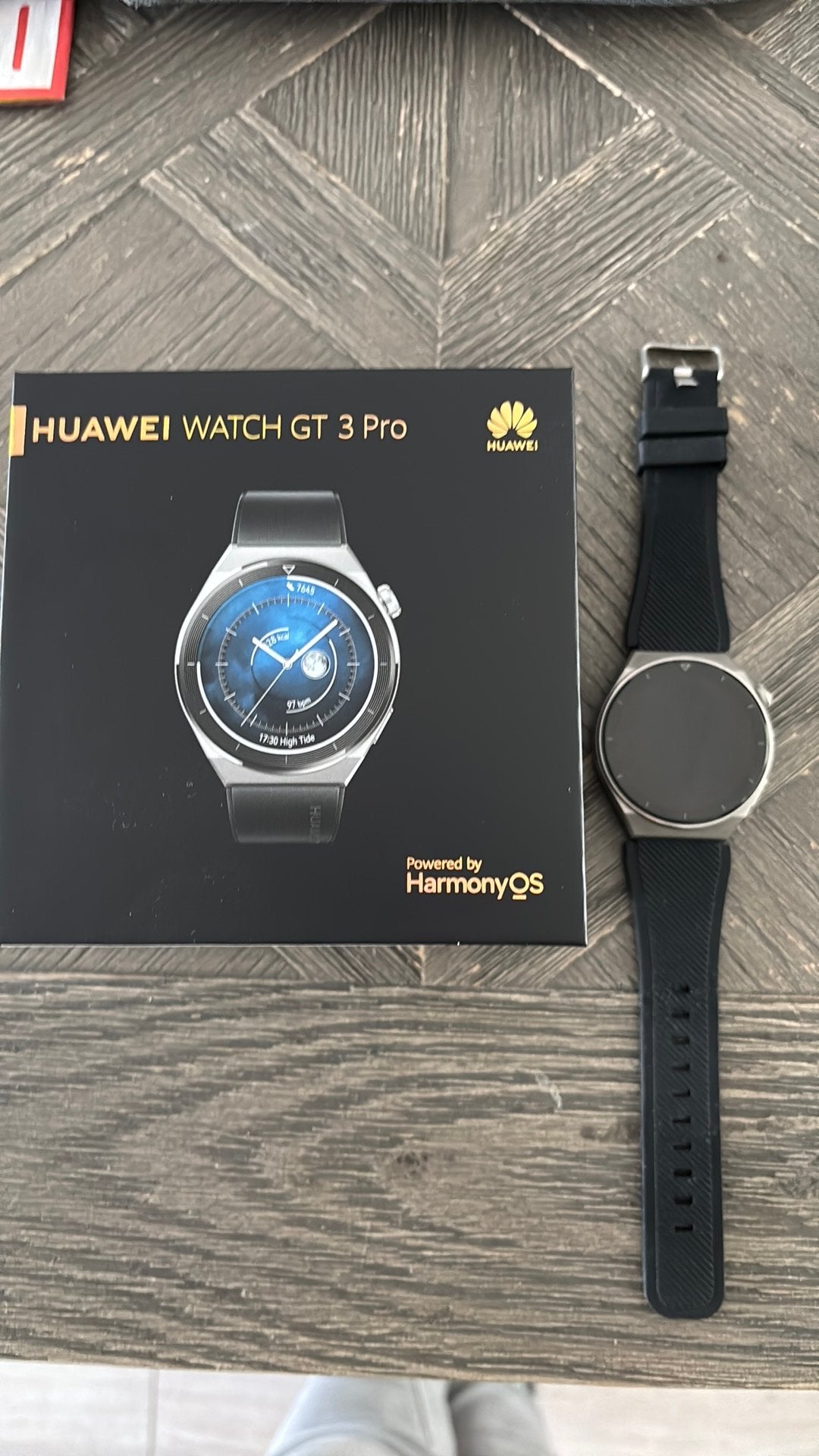 Huawei watch gt 3 pro, Sieraden, Tassen en Uiterlijk, Smartwatches, Ophalen of Verzenden, Zo goed als nieuw, Zwart, Android
